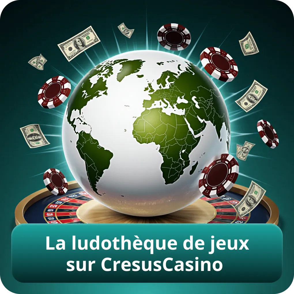 La ludothèque de jeux sur CresusCasino